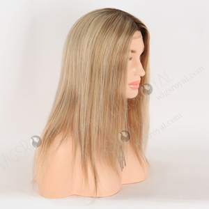 الأكثر طبيعية المظهر تنفس خفيفة الوزن ومريحة أعلى الحرير الباروكات الطبية الصلع النساء مع الثعلبة والسرطان - Product Image 1