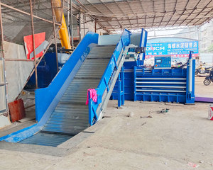 Hoàn toàn tự động thủy lực các tông baling <span class=keywords><strong>Machine</strong></span>/quần áo tự động chất thải Nhự<span class=keywords><strong>a</strong></span> Bó nén baling <span class=keywords><strong>Machine</strong></span> - Product Image 4