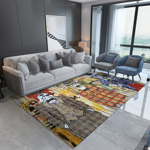 พรมปูพื้นขนาดใหญ่สำหรับห้องนั่งเล่นและห้องนอน ดีไซน์หรูหราคลาสสิก ผลิตจากโพลีเอสเตอร์ที่เป็นมิตรต่อสิ่งแวดล้อม พร้อมลวดลายแปลกใหม่ - Product Image 6