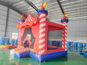 Castillo Inflable Comercial de PVC para Circo, Casa de Brinco Inflable para Carnaval, Alquiler para Fiestas Infantiles y Parques de Diversiones al Aire Libre - Product Image 5