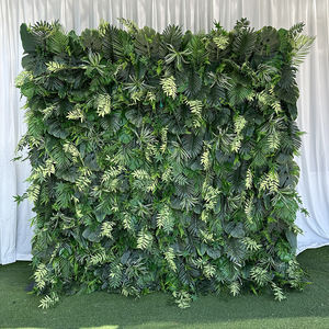 XHHY <span class=keywords><strong>para</strong></span> Amazon vendedor superior 5D <span class=keywords><strong>Artificial</strong></span> Milan Grass Base flor Panel de pared telón de fondo boda evento y decoración de la madre soportes - Product Image 3