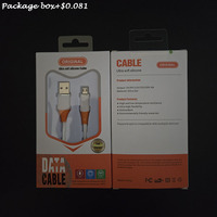 Kabel USB mikro seri Android V8 karet silikon cair Flex 4 Core profesional penjualan laris