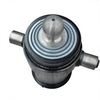 Vérin hydraulique en acier à simple effet avec roulement pour mini-dumper télécommandé, pression 250 bars, certifié CE