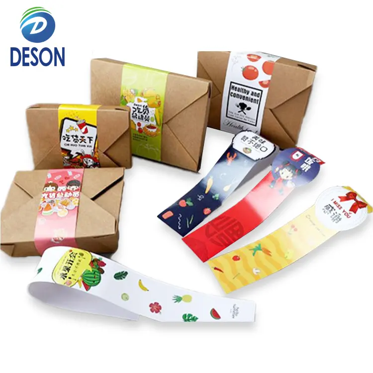 Deson Low MOQ Custom Color Rectangle Flexible Single Printed Foil Embossed Folded Paper Sleeve Retail Packaging Box