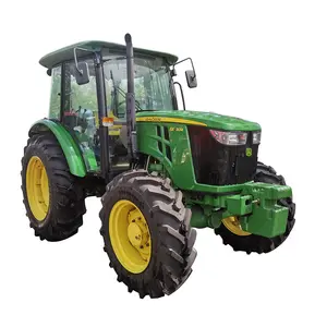 Tractor usado John Deeree Tractores agrícolas 100hp 110hp 120hp 140HP 4x4 Tractor de ruedas para la venta