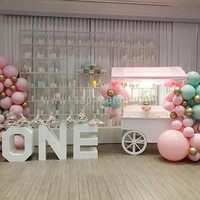 Table de présentation de gâteaux de mariage en métal durable et écologique pour la décoration de mariage
