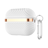 Étui pour écouteurs en silicone souple de luxe avec crochet en caoutchouc de silicone liquide coloré pour Apple Airpods Pro 2 étuis pour écouteurs
