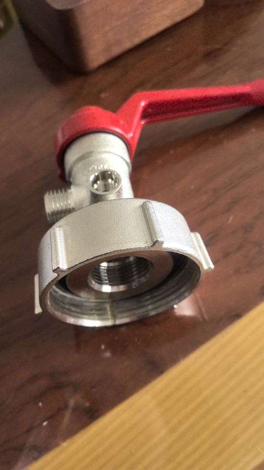 Red Handle Trolley Fire Extinguisher Valve 650g Easy Installation ...
