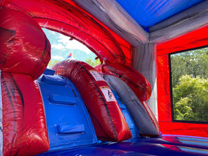 Château gonflable combiné avec toboggan, en promotion, pour location commerciale lors d'événements - Product Image 4