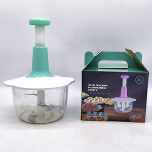 Nouveau Mini Hachoir Manuel Portable en Acier Inoxydable pour Cuisine, Mixeur, Hachoir Sûr pour Légumes, <span class=keywords><strong>Ail</strong></span>, Viande, Gingembre, Outil de Rangement - Product Image 3