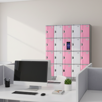Casier étanche TOPPLA moderne à clé, en plastique ABS, pour vêtements, structure démontable, casiers de bureau et de bibliothèque de haute qualité