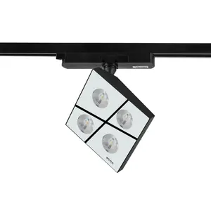 SCON Led ray lambası Spot ışıkları monte lamba 20W alüminyum hüzme aydınlatma ray Spot Led giyim mağazası için mağaza ev mutfak