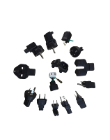 Cordon d'alimentation secteur HF 3 broches avec prise trèfle adaptateur électrique inserts de prise PC moules d'adaptateur de prise électrique britannique
