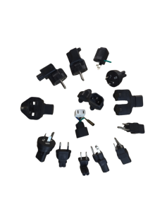 <span class=keywords><strong>HF</strong></span> 3-pin AC dây điện với cloverleaf cắm điện Adapter PC ổ cắm chèn điện UK cắm Adapter khuôn mẫu - Product Image 6