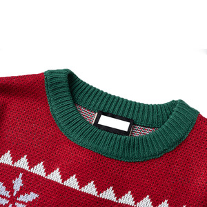 Áo len cổ tròn rộng rãi unisex thiết kế riêng theo yêu cầu, áo len Giáng sinh dài tay độc đáo, bán buôn áo len Giáng sinh xấu xí, thời trang mùa đông - Product Image 3