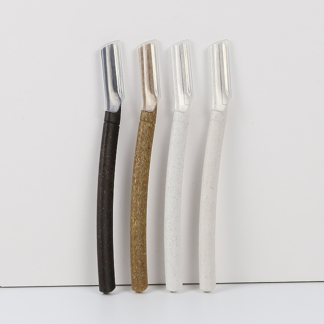 Женская Профессиональная портативная многофункциональная отшелушивающая Бритва для кожи лица, лезвие для бровей и подъем, триммер, инструмент