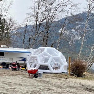 2025 nóng bán thương mại cấp một bơm hơi kín/Hàn mái vòm lớn với bạt PVC 0.6mm + 0.8mm transpqrent chất lượng tốt - Product Image 2