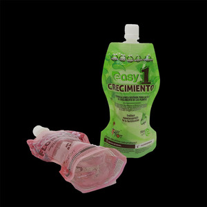 Commercio all'ingrosso imballaggio personalizzato BPA gratis per uso alimentare Stand up Doypack sacchetto con beccuccio sigillo di calore per il succo di latte liquido cibo per bambini - Product Image 2