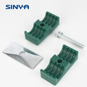 Thép Không Gỉ Đôi Ống Kẹp Màu Xanh Lá Cây Bạc Đường Sắt Nut Đường Sắt Gắn Kẹp Thép Không Gỉ Din Đường Sắt Kênh - Product Image 5