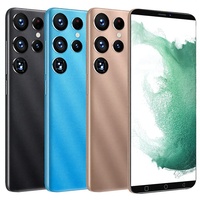 Smartphone Gaming HD 5G LTE Android S22 Ultra Baru 2025 Versi Global Bahasa Inggris Tidak Terkunci RAM 4GB