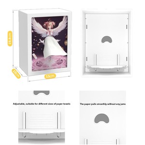 Caja de pañuelos LED en oferta, portátil y colgante, instalación personalizable para camping y baño, descuentos al por mayor - Product Image 4