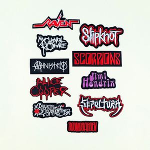 Hot Sale Iron on Punk Style Twill Embroidery Rock Band Patch for Clothing Bag Jeans Decoration - Product Image 1