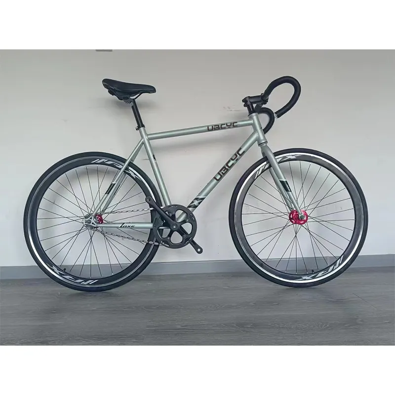 The horn handlebar high carbon steel frame fixed gear bike,700C wheel single speed flying bicycle male road bike