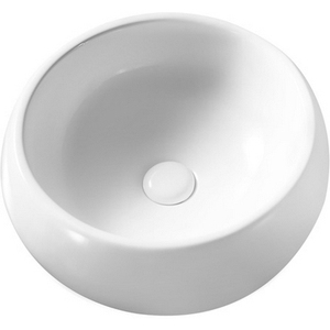 Lavabo Moderno in Pietra La37, Diametro 39,5 cm, per Bagno e Hotel, Lavandino Versatile per Lavaggio Mani - Product Image 1