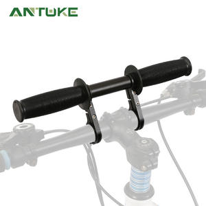 Puños de manillar para bicicleta infantil Antuke, 25,4 mm, metal negro, para bicicletas de montaña para niños - Product Image 1