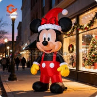 Decoraciones Inflables Gigantes de Navidad Ratón Mickey Inflable Rata Inflable para Eventos al Aire Libre
