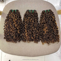 Extensions de cheveux vierges Remy bruts cambodgiens Double Drawn marron pour boucles Pixie, couleur 4/30, livraison rapide, qualité supérieure, fournisseur de cheveux