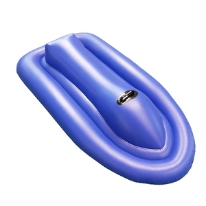 Bateau pneumatique gonflable en PVC pour 2 personnes, prix usine OEM, pour la pêche et les motos nautiques, équipement de jeu aquatique flottant - Product Image 1