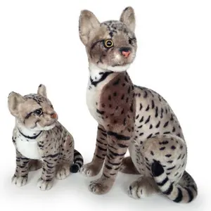 New plush cat stuffed toy realistic stuffed leopard cat plush toy