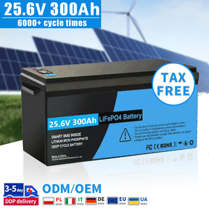 Pacco Batteria Ricaricabile da 25,6V 300Ah, Pacco Batteria LiFePO4 da 12V 24V 36V <span class=keywords><strong>48V</strong></span> 100Ah 200Ah 280Ah per Sistema di Accumulo di Energia Solare - Product Image 1