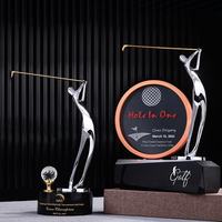 Trofeo de Golf de Metal con Diseño Personalizado, Grabado y Impresión Digital para Recuerdos Deportivos