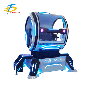 Skyfun 9D VR Cinema 2 plazas Realidad Virtual Simulador de cápsula espacial Interior/Exterior Fibra de vidrio Metal Flying Parques temáticos - Product Image 2