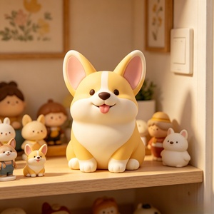 Sculptures de <span class=keywords><strong>Corgi</strong></span> mignonnes personnalisables BZY, disponibles en versions extérieures ou de table, pour statues décoratives en résine - Product Image 5