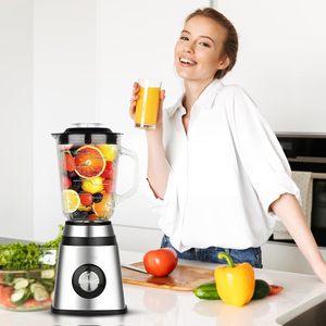 Licuadora de 1000w para Smoothies, Vaso de Vidrio Portátil con 5 Velocidades, Venta al por Mayor de Electrodomésticos de Cocina - Product Image 4