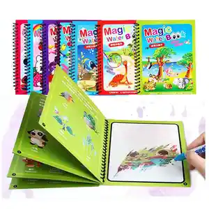 Fábrica Preço Atacado Crianças Doodle Pintura Livro Desenho Brinquedo Coloring Magic Water Book Aprendizagem Brinquedos Presentes