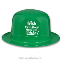MH-2203 Parti logo Personnalisé Vert Saint Jour de St Patrick Derby Chapeau Melon