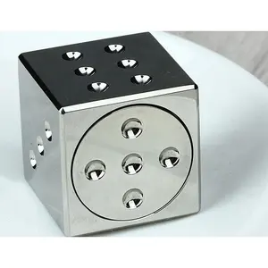 Precision CNC Milling Turning Metal Aluminum Stainless Steel Parts Metal Dice Fidget Cube