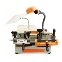 Duplicateur de clés multifonctionnel double tête WenXing 100F universel, couleur orange, machine de copie de clés métalliques électrique haute précision