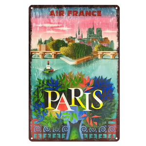 Panneaux en métal souvenir de <span class=keywords><strong>Paris</strong></span>, France, pour la décoration de la dépendance masculine - Product Image 3