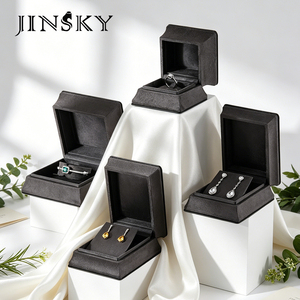 Premium PU Leather Ring Case Creative Mini Jewelry Organizer Unique Waist Design <b>Gift</b> <b>Box</b> for Stud <b>Earrings</b> - Product Image 1