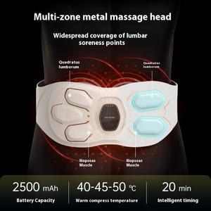 Ems Pulseクロスボーダーウエストマッサージャーレッドライト理学療法モキシバスションホットコンプレス風ディスプレベル冷温調節月経 - Product Image 5