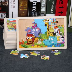 Rompecabezas Educativos de Madera con Animales de Cuentos de Hadas, 24 Piezas, para Niños de 2 a 4 Años - Product Image 4