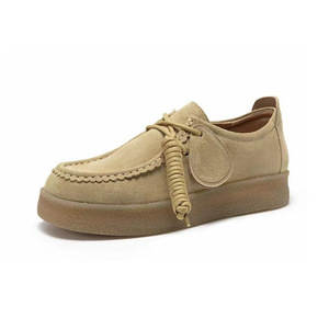 Chaussures décontractées pour femmes en cuir de mouton véritable, design italien, style lacets unique, respirantes et tendance pour l'automne et le printemps, idéales pour le quotidien - Product Image 1