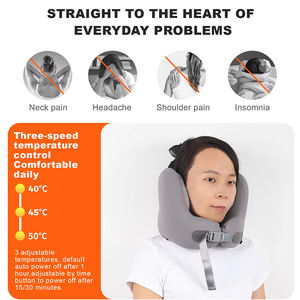 Almohada de Viaje Ergonómica para Adultos, Ajustable, con Soporte para Cuello y Cabeza, 100% Espuma Pura, con Auriculares - Product Image 4