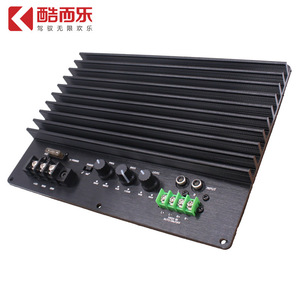 เครื่องขยายเสียงซับวูฟเฟอร์ในรถยนต์ 12V โมโนเครื่องขยายเสียงกำลังสูงสำหรับใช้ในรถยนต์ 23.5x18.2 ซม. วัสดุอลูมิเนียม - Product Image 2