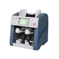 Machine à compter l'argent 1+1 Pocket CIS, comptage mixte, UV, MG, MT, IR, équipement financier et compteur de billets en polymère